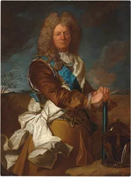Portrét Sebastiena Le Prestre, markýze de Vauban, maršála Francie, nosícího řád Saint Esprit