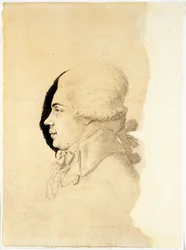 Portrét hraběte Nikolaje Petroviče Roumiantseva (nebo Romanzova) (1754-1826) - Oeuvre de I-I Haacke (Haake) (aktivní 1750-1800), fin des Annees 1780 - Portrét hraběte Nikolaje Petroviče Rumjanceva (1754-1826) - štětec , inkoust na papíře od I-I Haacke (Haa