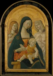 Madona s dítětem se svatými Máří Magdalenou a Šebestiánem..., 19.-počátek 20. století.