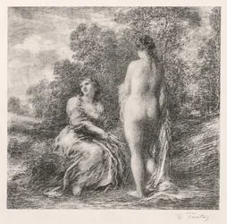 Koupání, 1881.