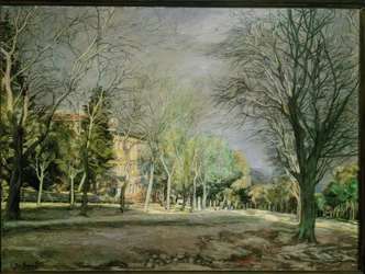 Ignacio Zuloaga / Krajina u El Escorial‘, 1932, Olej na plátně, 71 × 96 cm