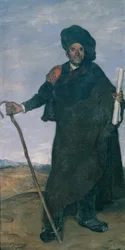 Portrét básníka Dona Miguela, c. 1900.