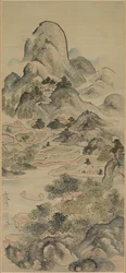 Rybaření na jaře, 1700s.