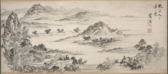 Pohled na West Lake, 1700s.