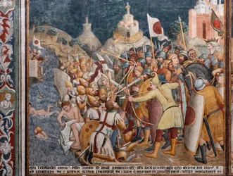 Fresky, detail