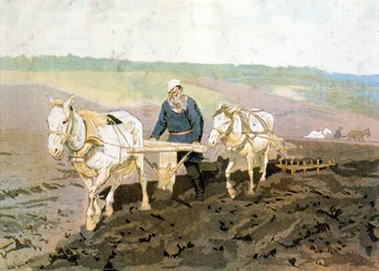 Hrabě Tolstoj oral - podle Repinova obrazu