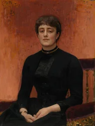Portrét umělkyně Elizavety Zvantsevy