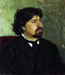 Portrét umělce Vasilije Surikova, 1848-1916, 1885.
