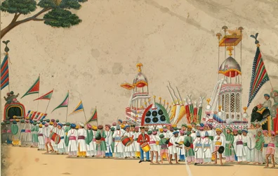 Festivalový průvod, c. 1800