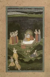 63.794 Tambula-Seva, Krishnanagar, Západní Bengálsko, 1750