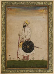 Bahram Khan, soudní úředník Shah Jahan, Mughal India, c.1720