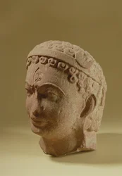 Hlava Siva, Mathura (červený pískovec)