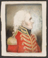 Poručík John Malcolm, armáda Madras, circa 1795