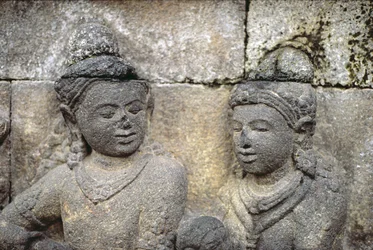 Detail exteriéru, vulkanický kámen AD 778-850