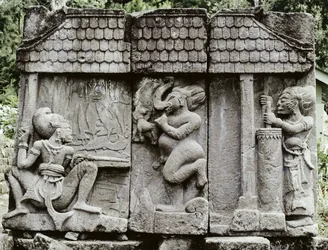 Kovářská scéna (vulkanický kámen)
