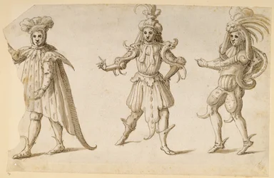 Three Days, c1611 (pero a inkoust na papíře)