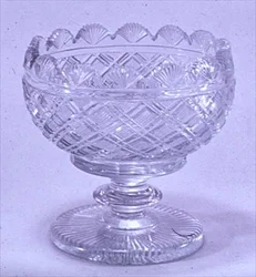Cukřenka, Waterford, cca 1810 (sklo)