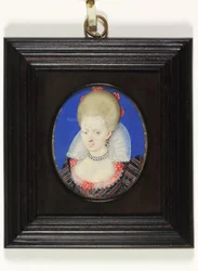 Frances Howard, vévodkyně z Lennox a Richmond (akvarel na pergamenu)