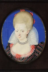 Frances Howard, vévodkyně z Lennox a Richmond (akvarel na pergamenu)