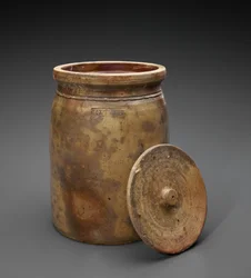 Crock, c. 1873-1882 (glazovaná kamenina)