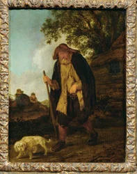 Aveugle et son chien - Slepec a jeho pes ...