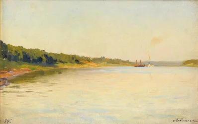 Břeh řeky Volhy, 1889
