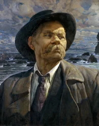 Portrét autora Maxima Gorkého 1868-1939, 1936