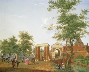 Pohled na Zylpoort, Harlem, 1780
