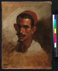 Studium pro hlavu mladého Araba, 1860-1862