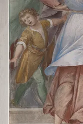 Detail z představení Ježíše v chrámu, 1623-34
