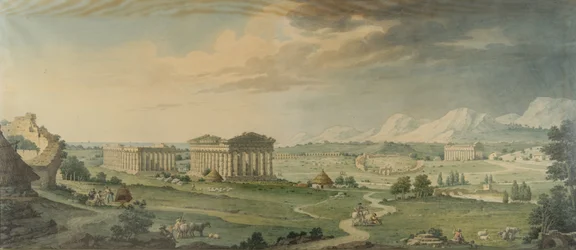 Pohled na Paestum