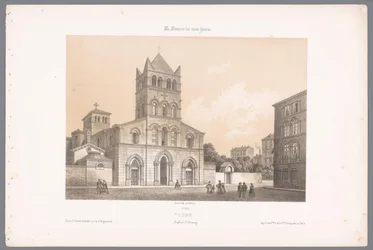 Pohled na baziliku Saint-Martin d