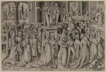 Tanec u Herodova dvora, c. 1500.