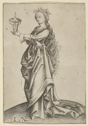 Třetí moudrá panna, ca. 1450-1503.