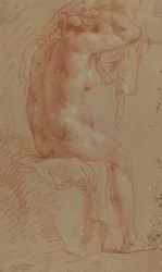 Nahá ženská postava [verso]