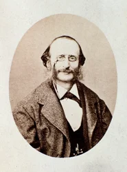 Portrét Jacquese Offenbacha (1819-1880), německého skladatele