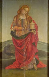 Světice s kalichem, možná Máří Magdalena, pravděpodobně 16. století (panel)
