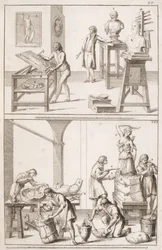 A Sculptors Studio, c.1800