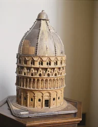 Model baptisteria v Pise (dřevo)