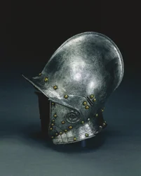 Burgonet se sklopnými lícnicemi, cca 1560-70