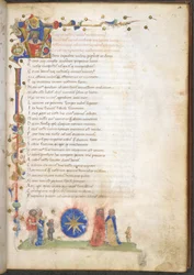 Burney 227 f.3 Člen rodiny Stella z Verony: náruč rodiny: azurová, osmicípá hvězda, z 