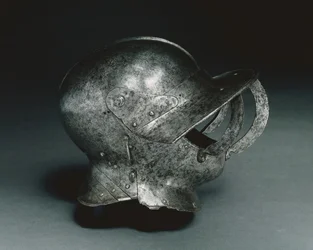 Uzavřená burgundová přilba, začátek 1500s