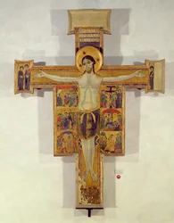Ukřižování, toskánská škola, druhá polovina 12. století