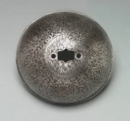 Pohár z jílce rapíru, cca 1650-75 (ocel)
