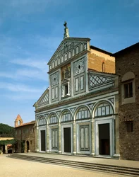 Fasáda kostela San Miniato al Monte (fotografie)