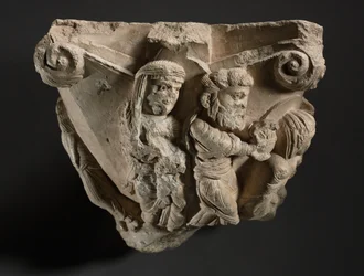 Fragment hlavního města se scénami z Mary