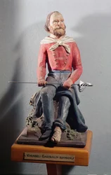 Giuseppe Garibaldi (1807-82), kolem 1860 (malovaná terakota)