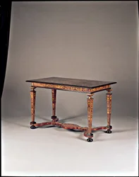 Intarzovaný stůl, Řím, kolem roku 1730