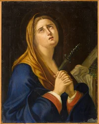 Panna Maria Bolestná, první polovina 18. století (olej na plátně)