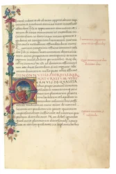 PSEUDO-ARISTOTLE, Secreta secretorum; "MARDOCHEUS IUDEUS", Epistola ad Alexandrum de cognitione veri dei; ADAM DE MONTALDO (fl. cca 1450-1495), Divinitus prolata iudicia sive premonita; Quedam alia summatim posita iudicia, Řím, cca 1490 (tuš a barva na vel